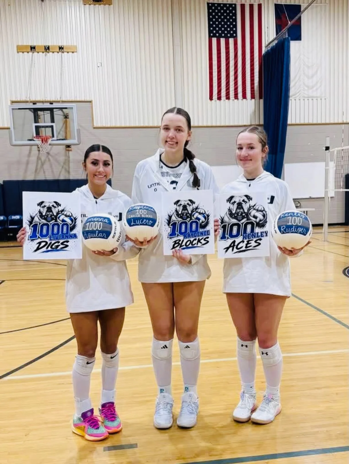 Congrats to 18 Royal athlete, @kaydence.lucero on reaching 100 blocks!!