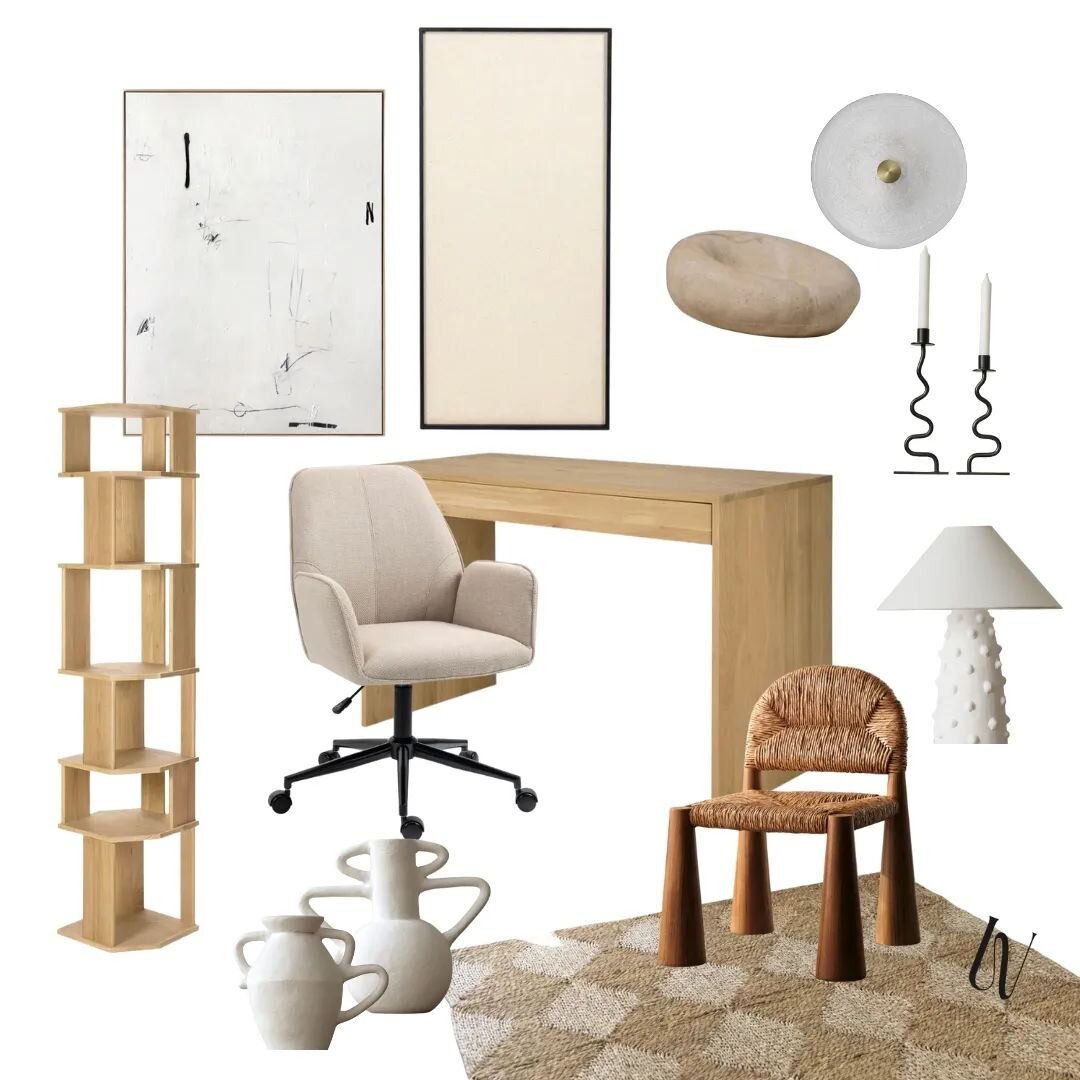 MOOD BOARD MONDAY

One of my 2024 goals is to level up the Wholesome by Design home office to create a more functional, productive and inspiring WFH setup. 

I've been having a lot of fun mood boarding some possible looks to get a sense of the design