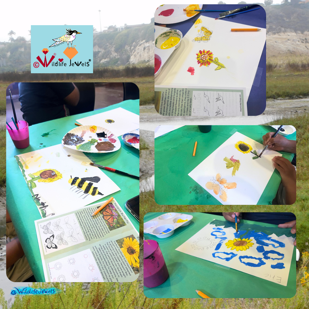 Wildlife Jewels and Newport Bay Conservancy: Lowell Elementary Students Connect with Pollinators Through Art