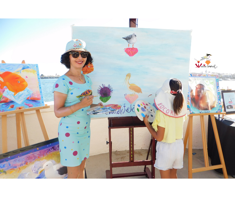 Wildlife Jewels Kicks Off The Art of Newport Beach Wildlife at Kerckhoff Marine Laboratory