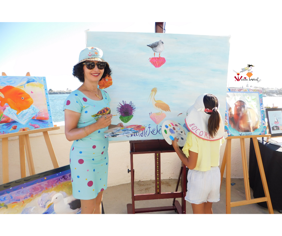 Wildlife Jewels Kicks Off The Art of Newport Beach Wildlife at Kerckhoff Marine Laboratory