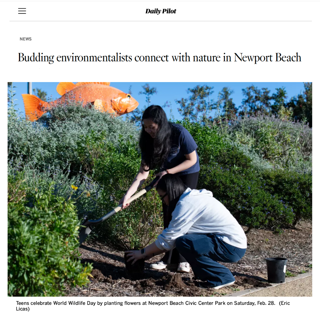 Budding environmentalists connect with nature in Newport Beach event
