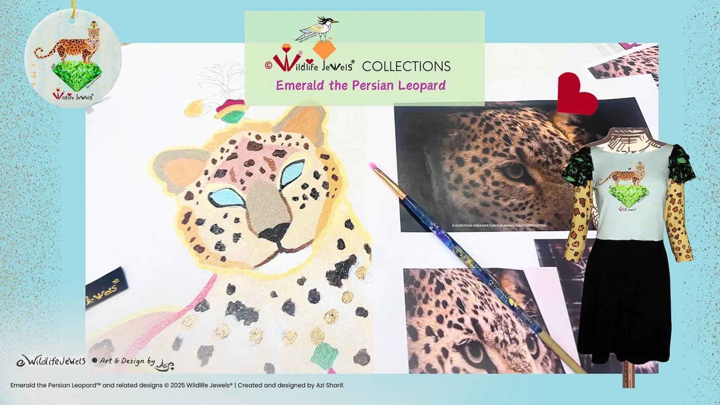 Meet Wildlife Jewels’ “Emerald the Persian Leopard”