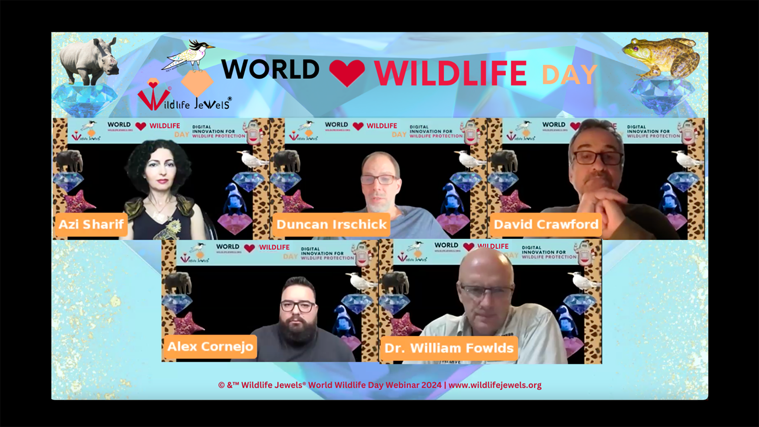 World Wildlife Day 2024: Wildlife Jewels® Webinar: Exploring Digital Innovation for Wildlife Protection