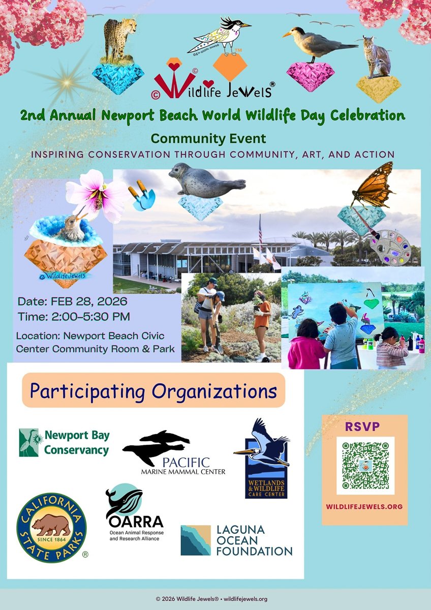 Wildlife Jewels’ World Wildlife Day Celebration in Newport Beach + Exhibitor Spotlights Coming Soon