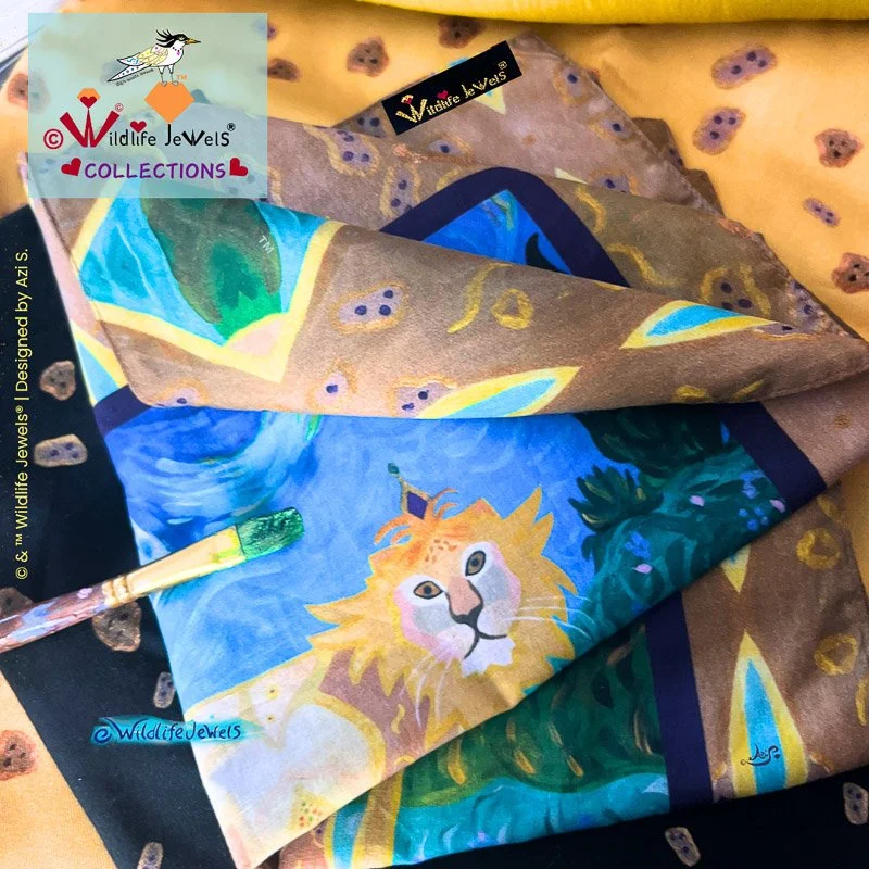 Simba Fine Wildlife Jewels® Shop presents — Tanzanite Simba the Lion Fine Art ...