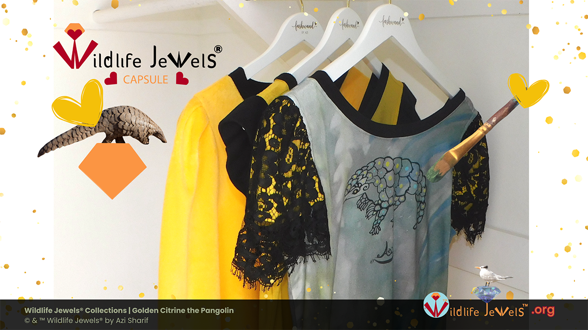 Wildlife Jewels® Collections Meets Wildlife Jewels Arts and Wildlife Jewels Education for World Pangolin Day!