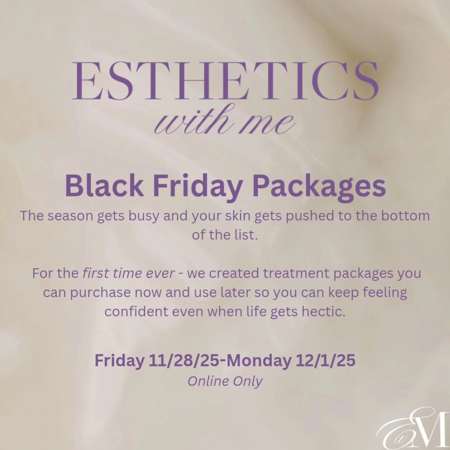 We have never done this before.
Not ONCE since opening the spa.

But this year felt different. ❤️

We know you have been juggling busy schedules, dry winter skin, and feeling like you have no time for yourself. 

And we kept thinking&hellip;
What if 