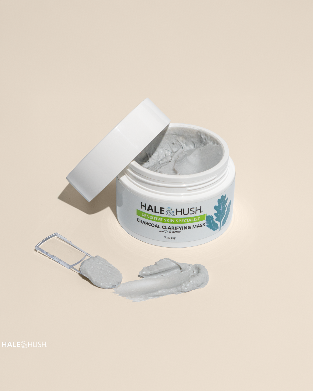 Hale & Hush Charcoal Clarifying Mask 3oz.