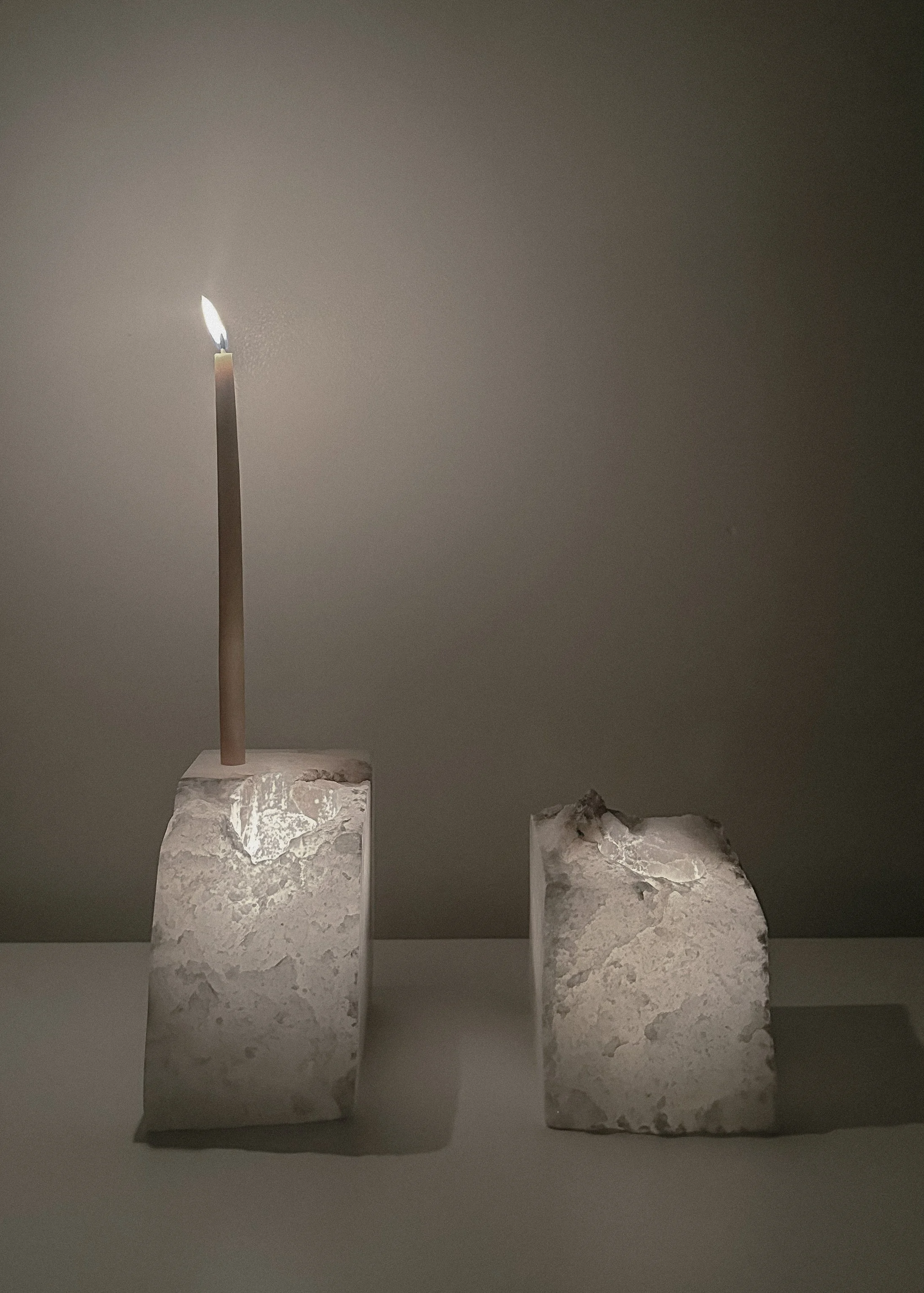 Sarah_Lesher_Alabaster_Candle_Holders_Side1_Lit 2.JPG