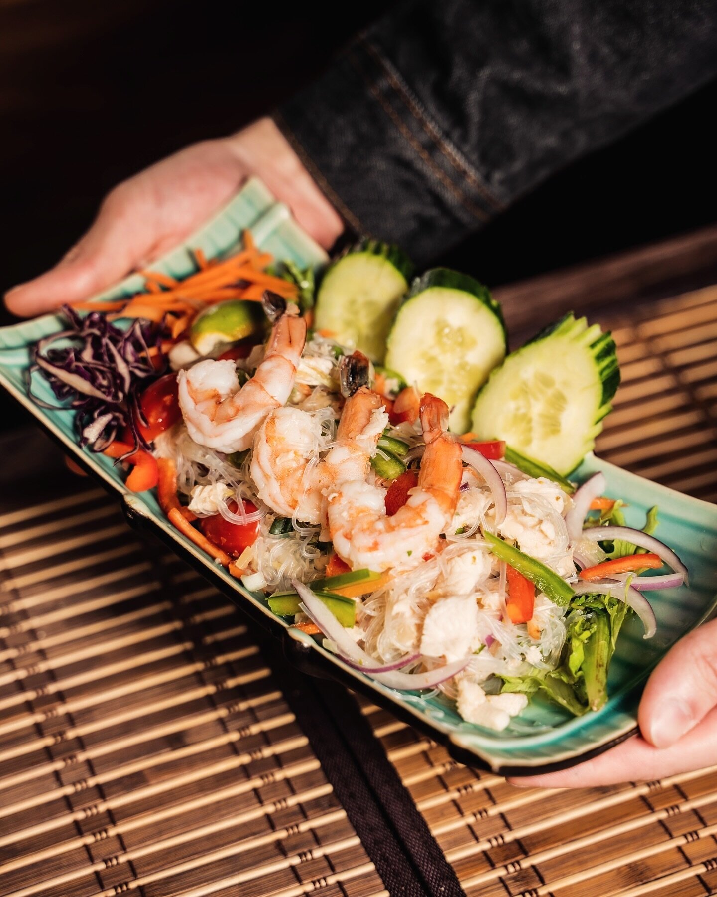 Yum Woon Sen ยำวุ้นเส้น 🥗 - Sharing dishes is an integral aspect of Thai-style dining, and this chicken and noodle salad is a perfect addition to the family table. It can also be enjoyed as a standalone meal, with a partner or friend. The dish&rsquo