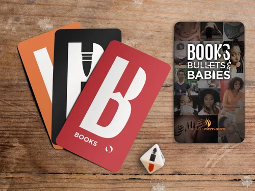 Books, Bullets & Babies original game artwork