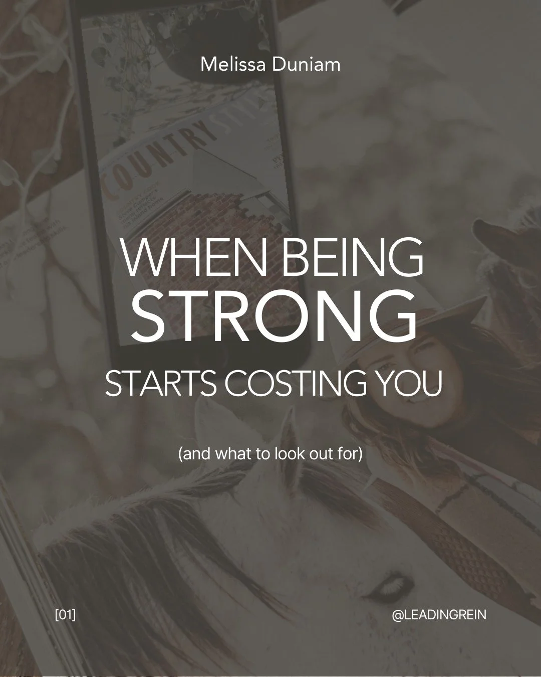 For a lot of women, being the &ldquo;strong one&rdquo; wasn&rsquo;t something you consciously decided.

It was a role that slowly formed over time.

You were capable.
Reliable.
You could figure things out.

So when things needed doing, you did them.
