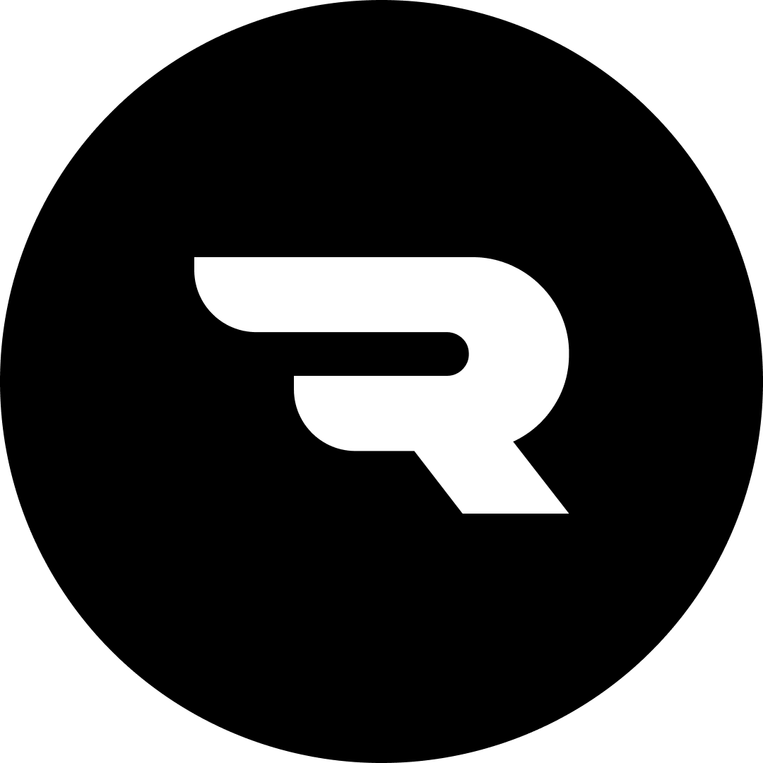 Black background with a stylized white letter Q logo.