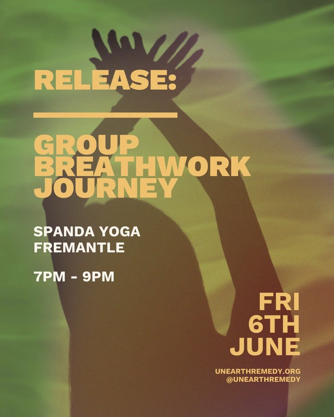 Experience this 2-hour breathwork event in an intimate, safe and supported environment. Go deep and explore your unique body and mind! 🌬️

This Breathwork event utilises natural and powerful technqiues that can support you to:

✴️Reduce stress and a