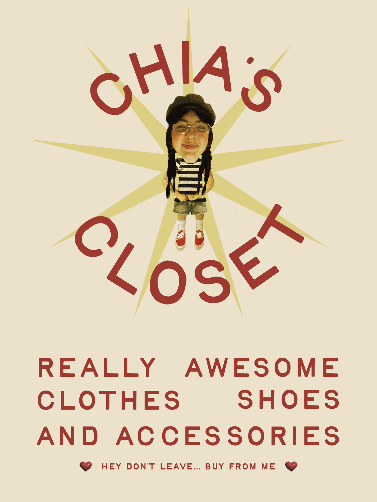 Signage for Flea Market Booth