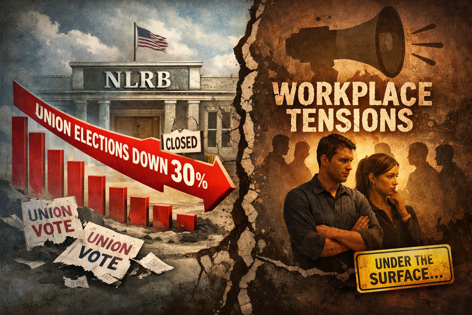 Union Elections Are Down 30% — But That Doesn’t Mean Risk Is Gone