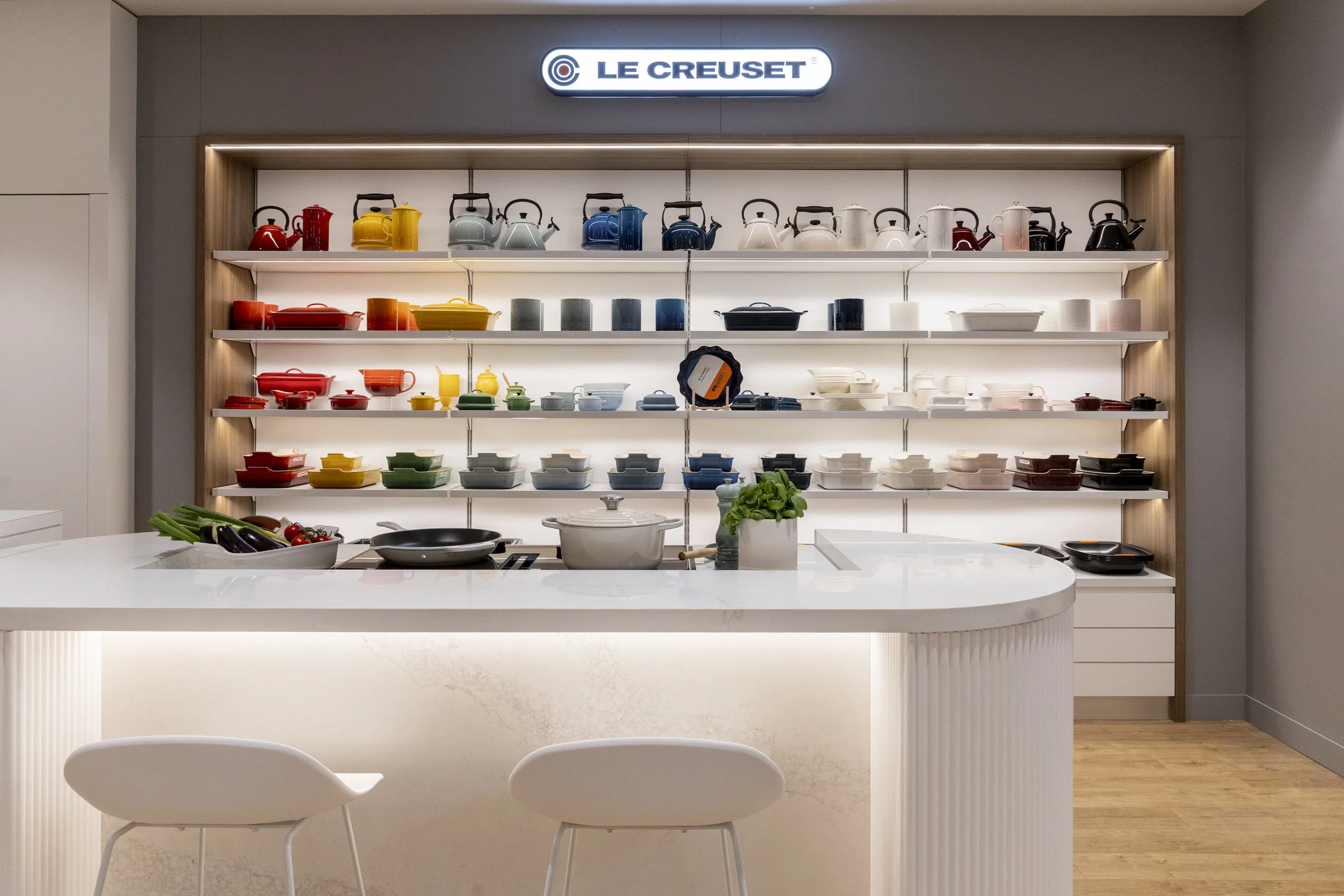 Le Creuset Kitchen Display
