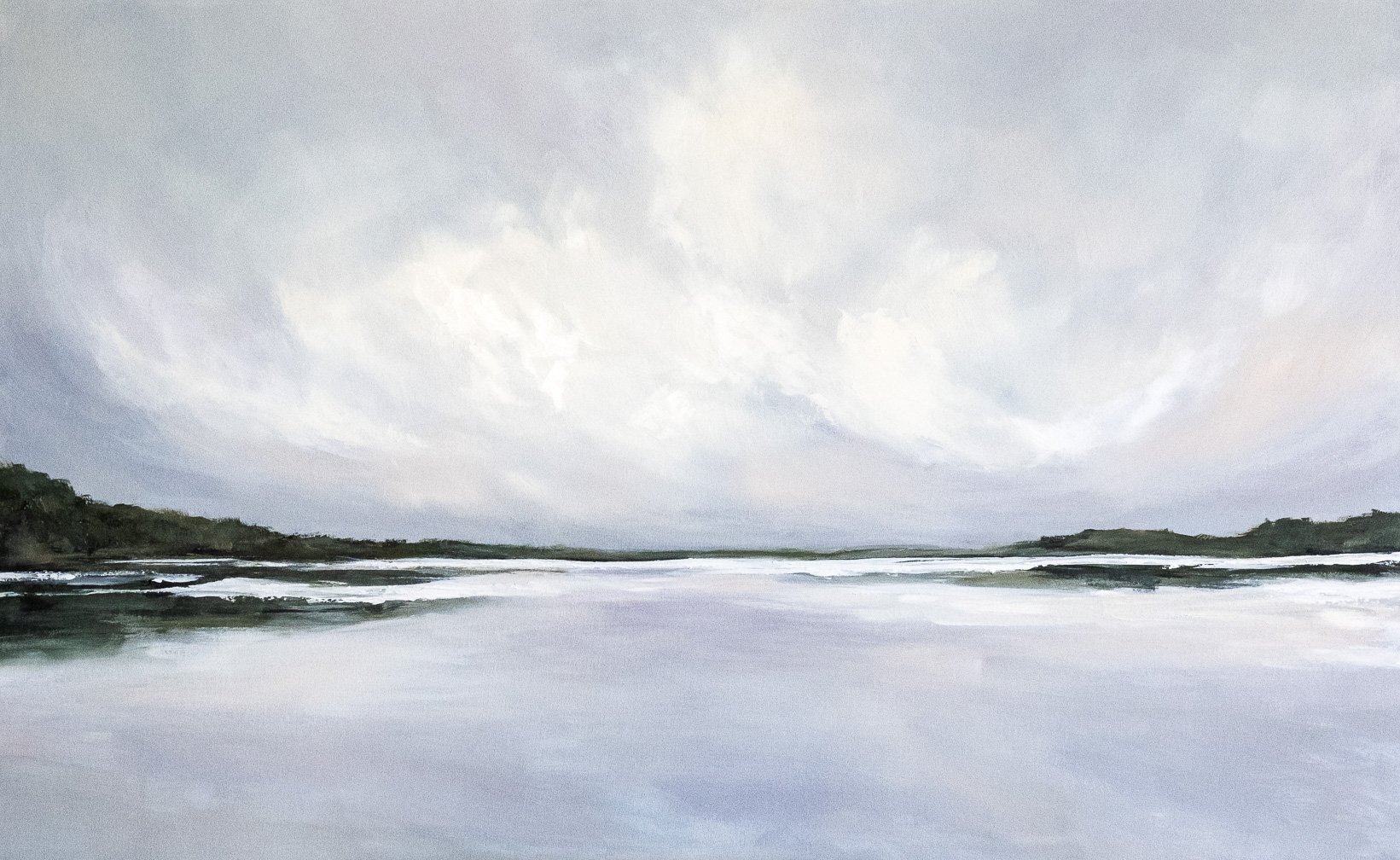"Embracing Serenity" 40" x 30" x 1.5", Oil On Canvas SOLD