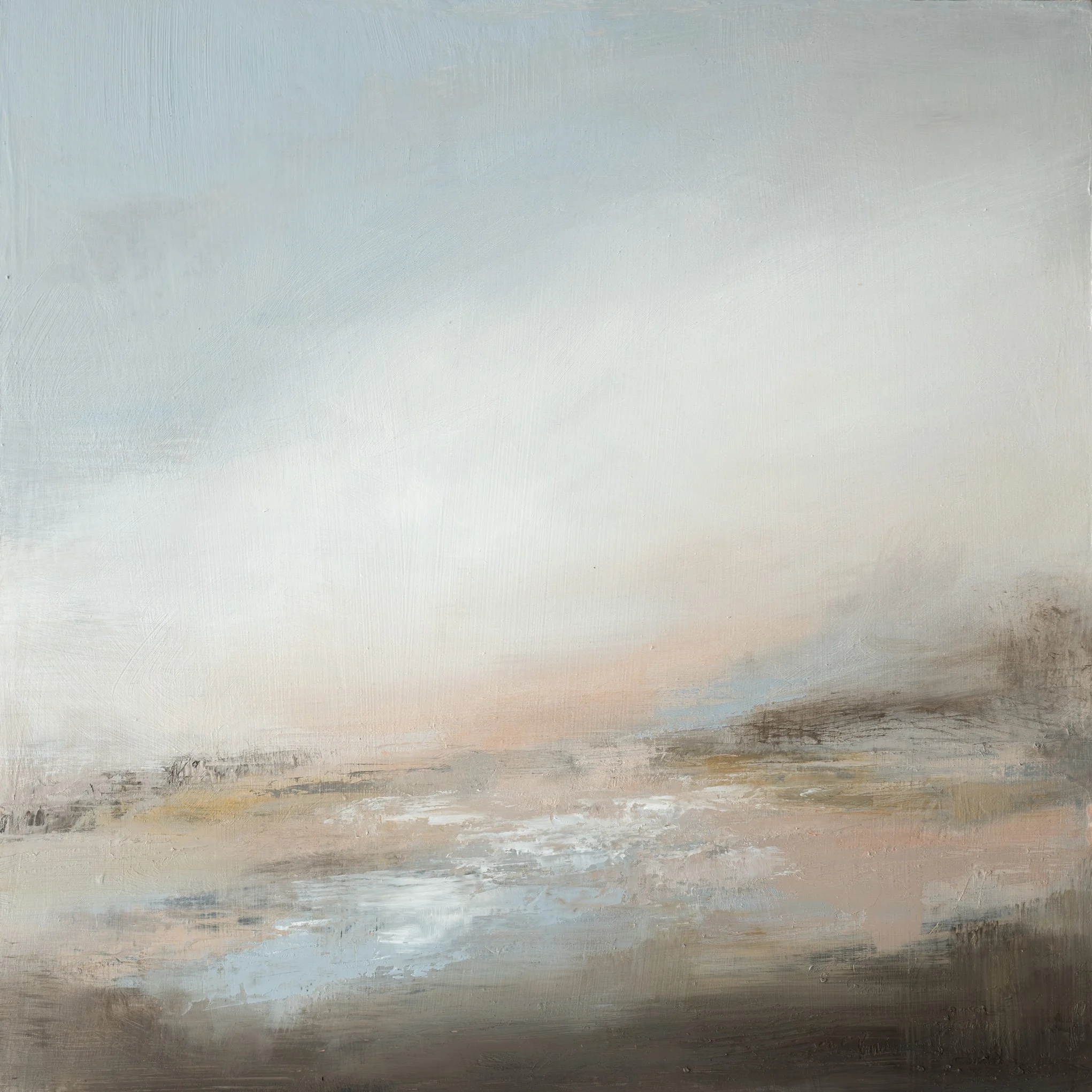 "Soft Afterlight"  12" x 12", Acrylic On Canvas  $350 CDN  Available. 