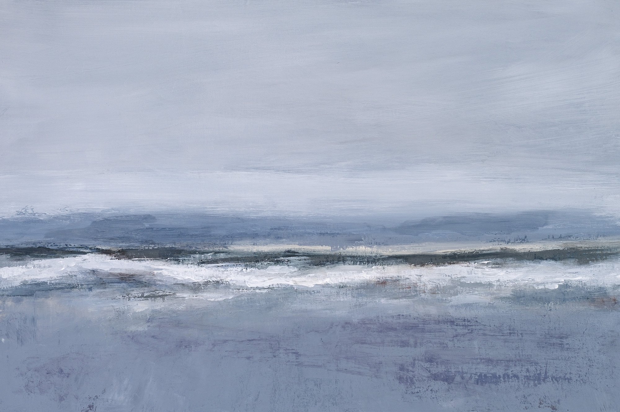 "Stillnes Above" 24" x 36", Acrylic On Canvas $1100 CDN Available. Click here to purchase.