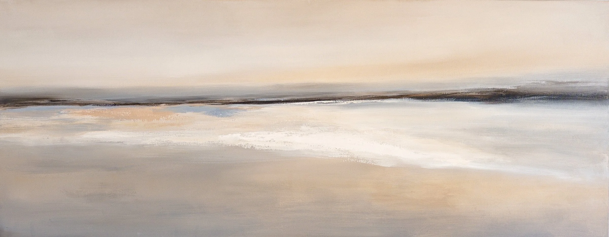 "Taking The Long Way Home"  24" x 60", Oil On Canvas  $1650 CDN  Available.   Click here to purchase. 