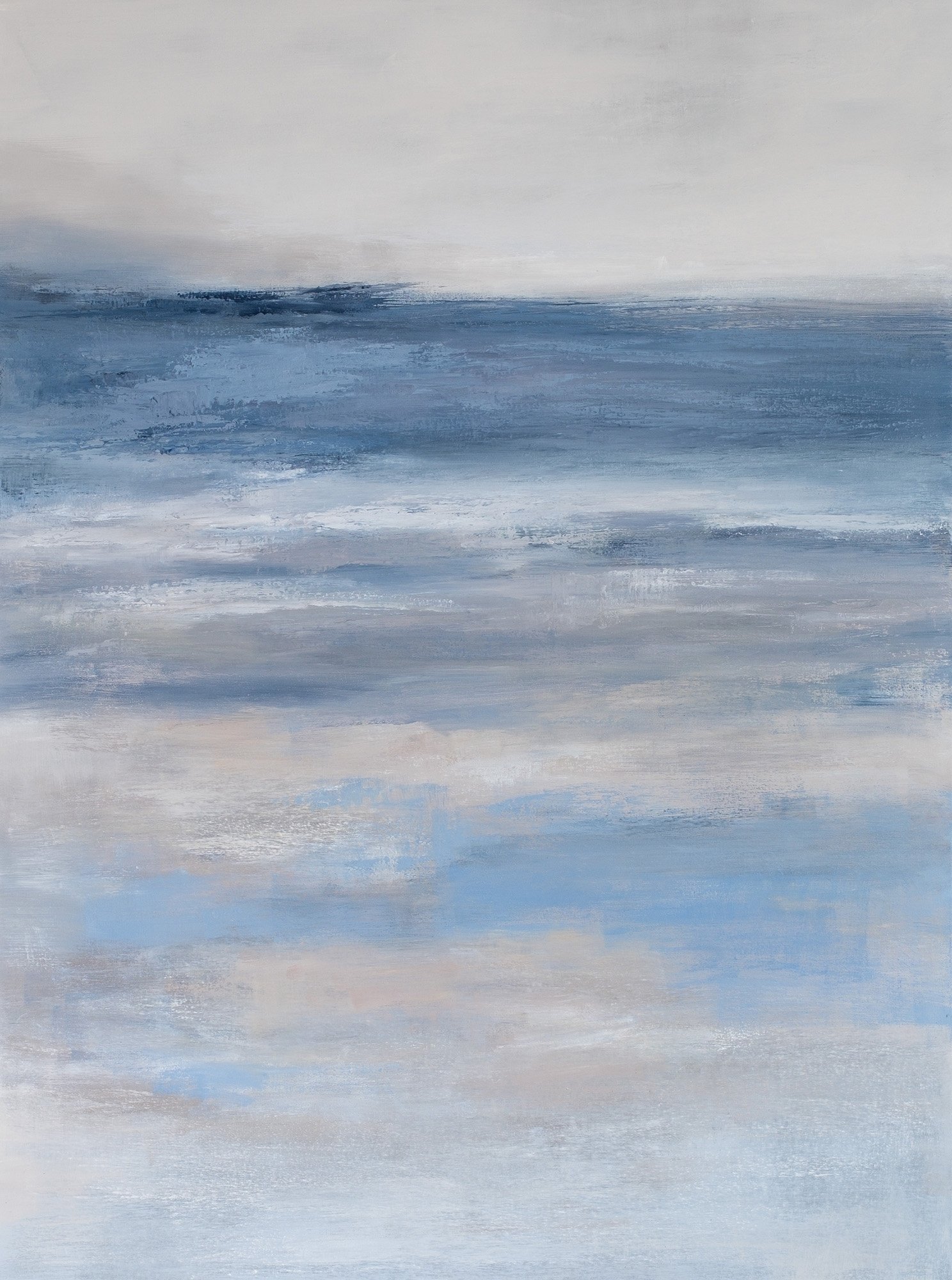 "Tides of Blue" 48" x 36", Oil On Canvas $2555 CDN Available. Click here to purchase.