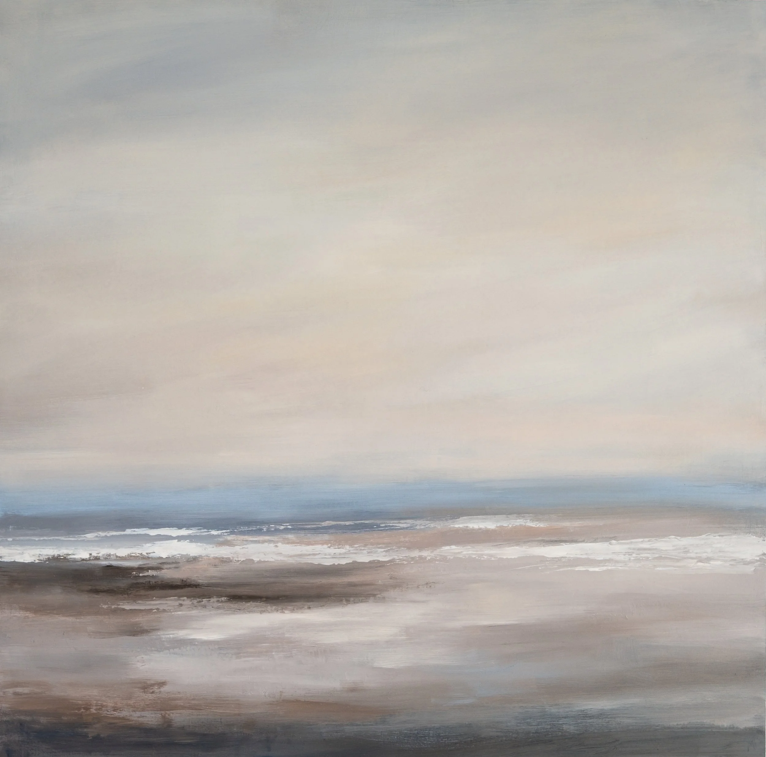 "Shoreline Whisper"  36" x 36", Oil On Canvas  $1550 CDN  Available.   Click here to purchase. 