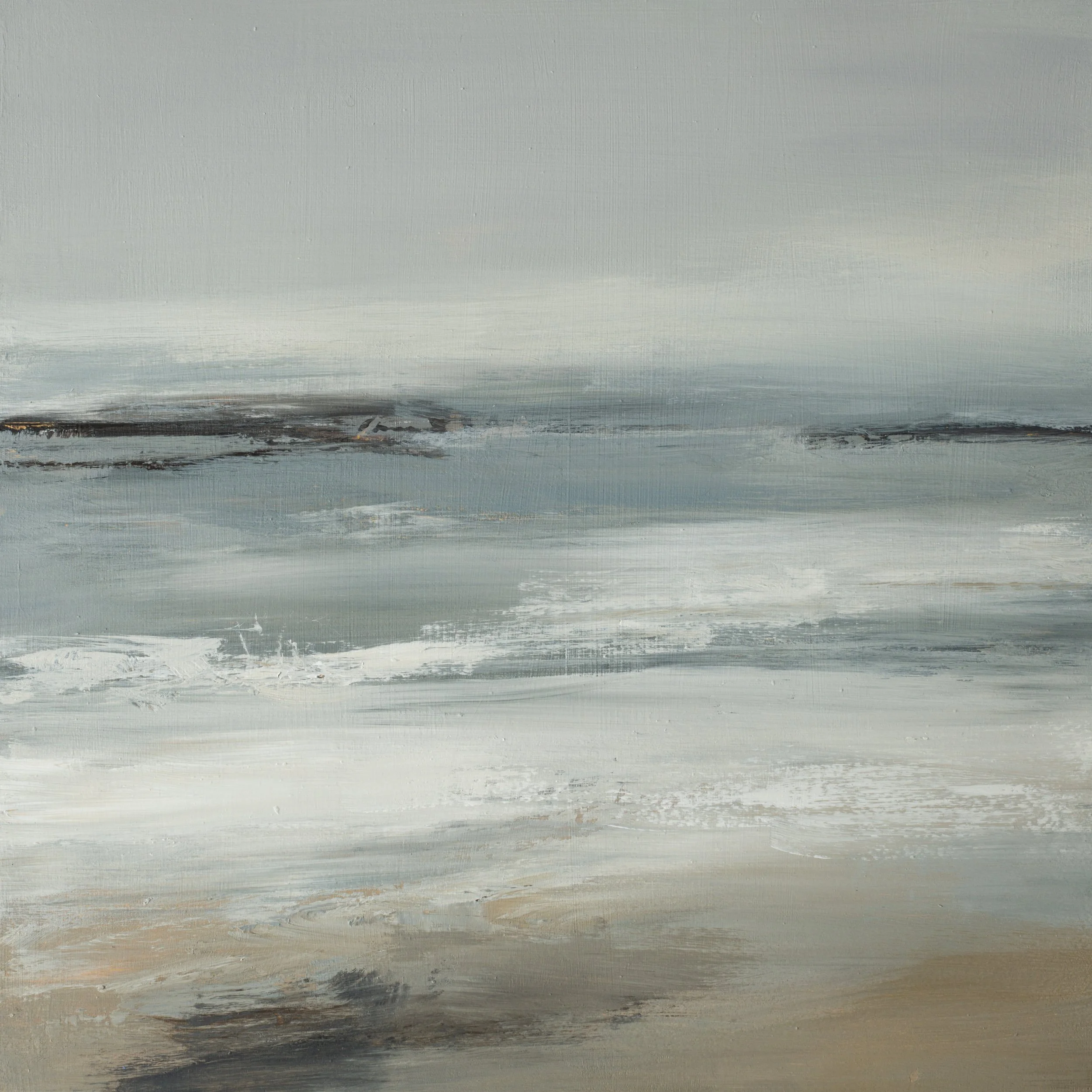 "Silver Drift"  12" x 12", Acrylic On Canvas  $350 CDN  Available. 