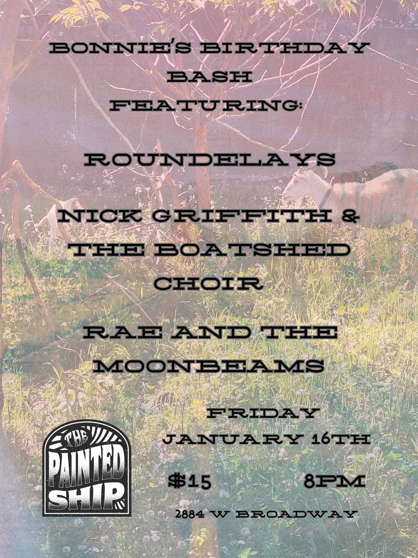 Rae and the Moonbeams, Roundelays, and Nick Griffith &amp; The Boatshed Choir 