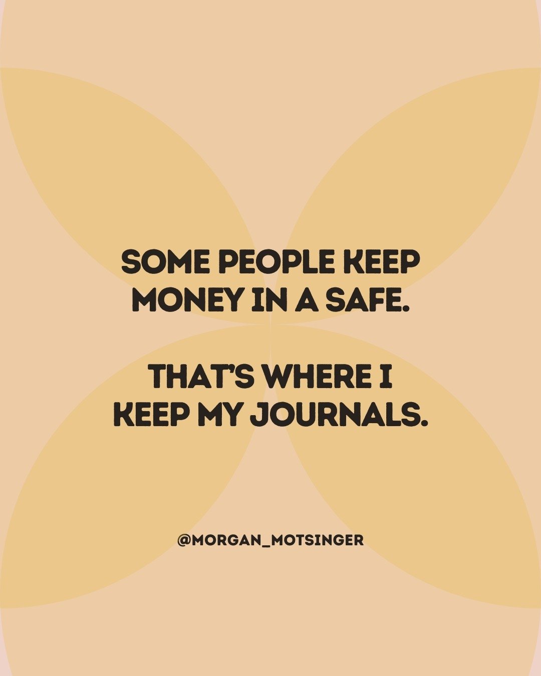I have a plan in place for my sister to burn my journals if I ☠️ before anyone can read them.

My fear that someone would find and read my journals kept me from being honest on paper for a long time. 

I mean, what would happen if people really knew 