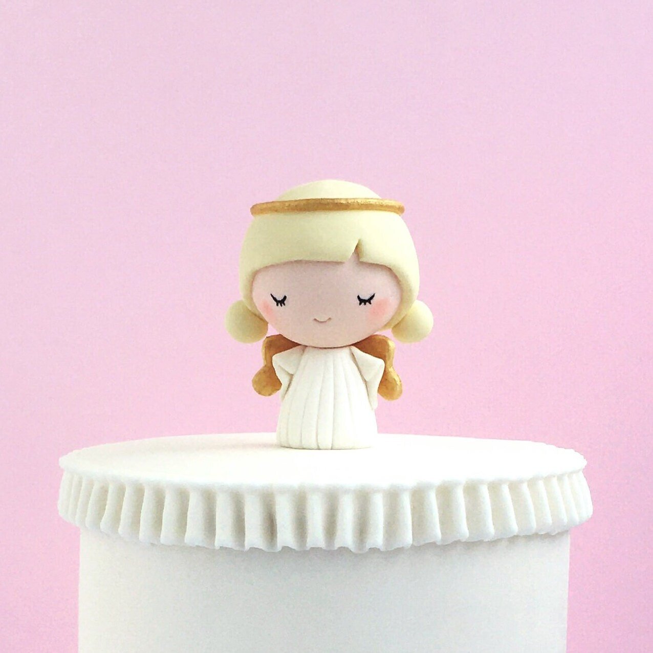 Angel Specialty Cake Topper so sweet for any baptism, christening, religious celebration.