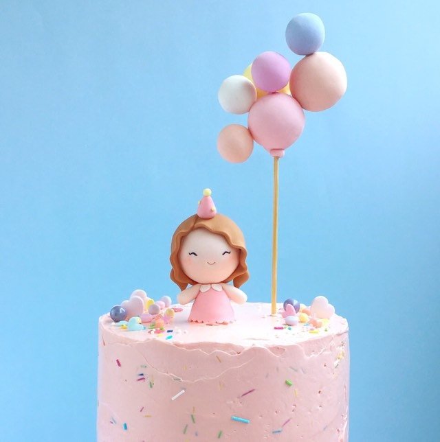 Birthday Girl Cake Topper for sweet birthday party to celebrate and cheer hip hip hooray