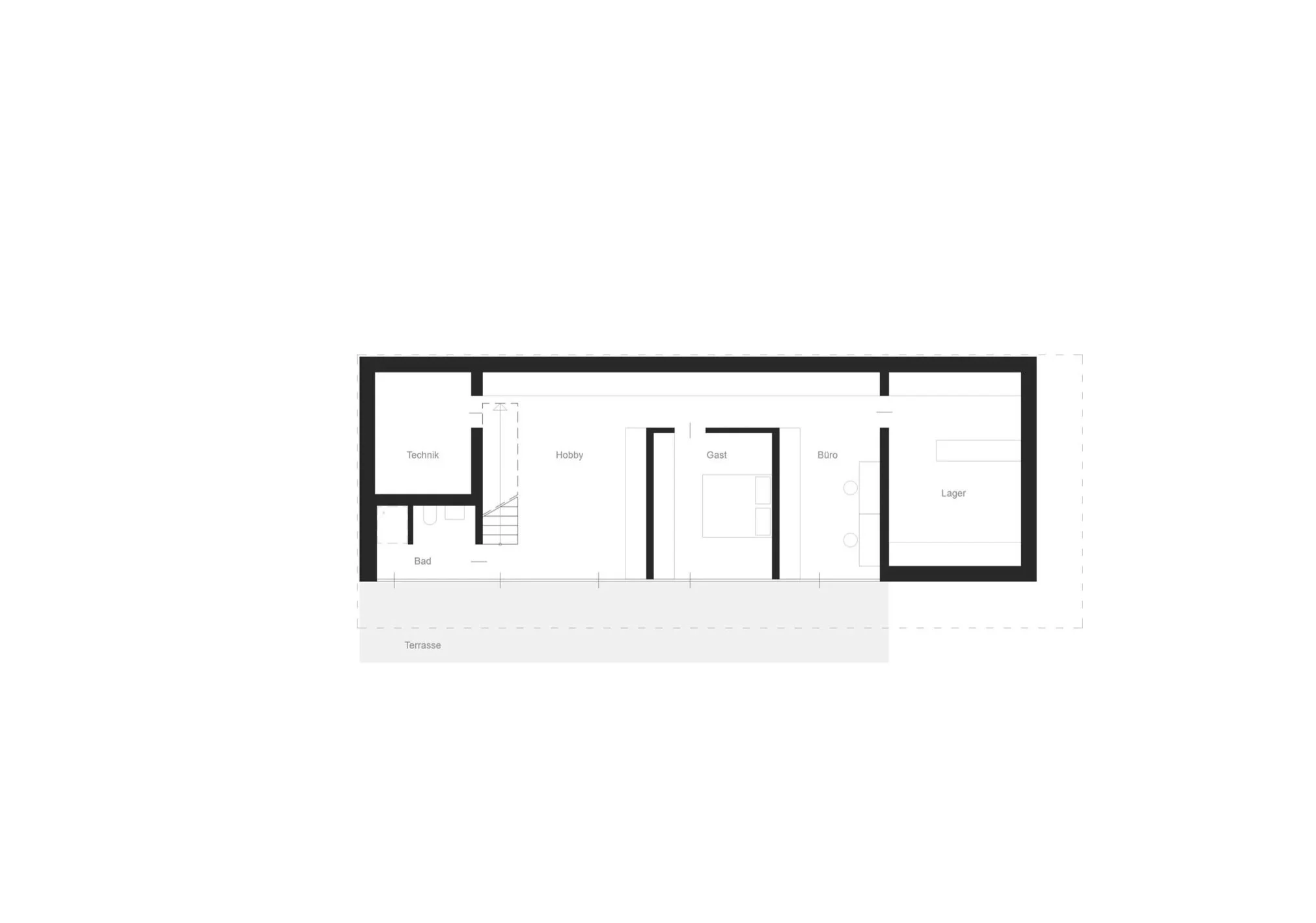 Grundriss Untergeschoss