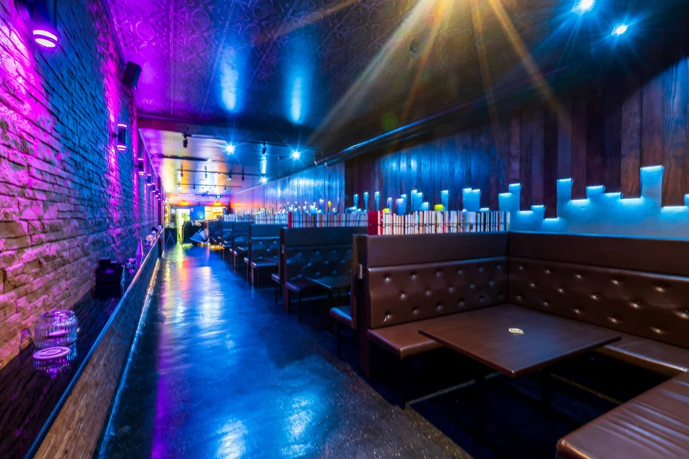 Corporate branding photography inside Library Bar Bundaberg