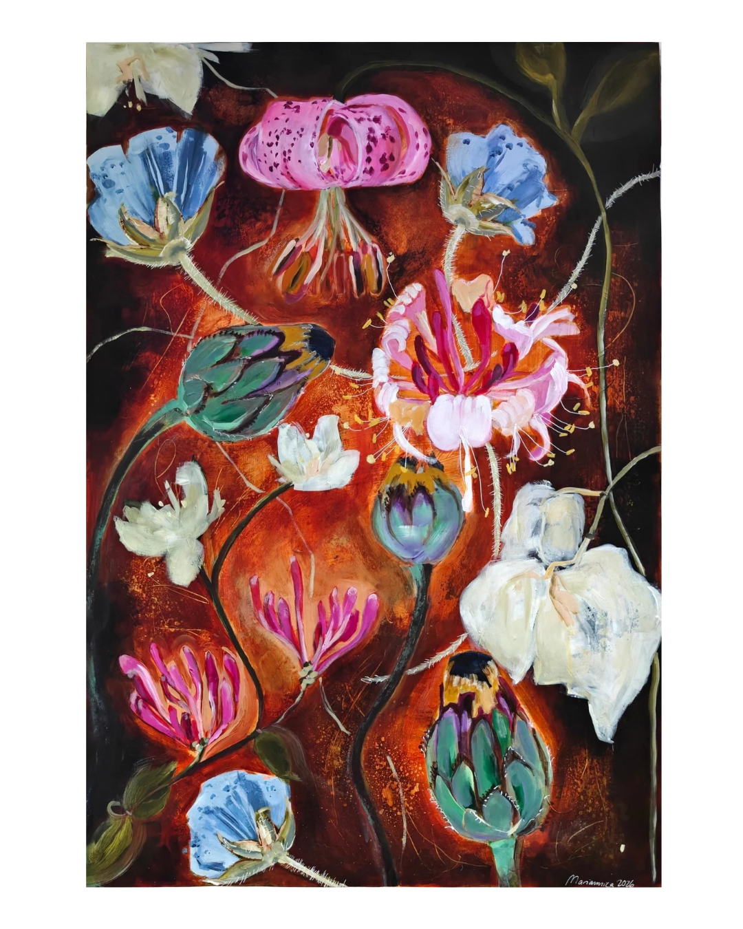 Floral ecstasy - Annika Aro | Mariannica Art