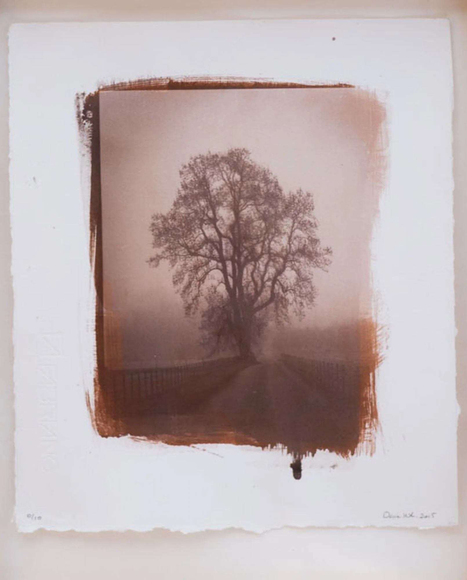 Salt Print on art paper from digital negative