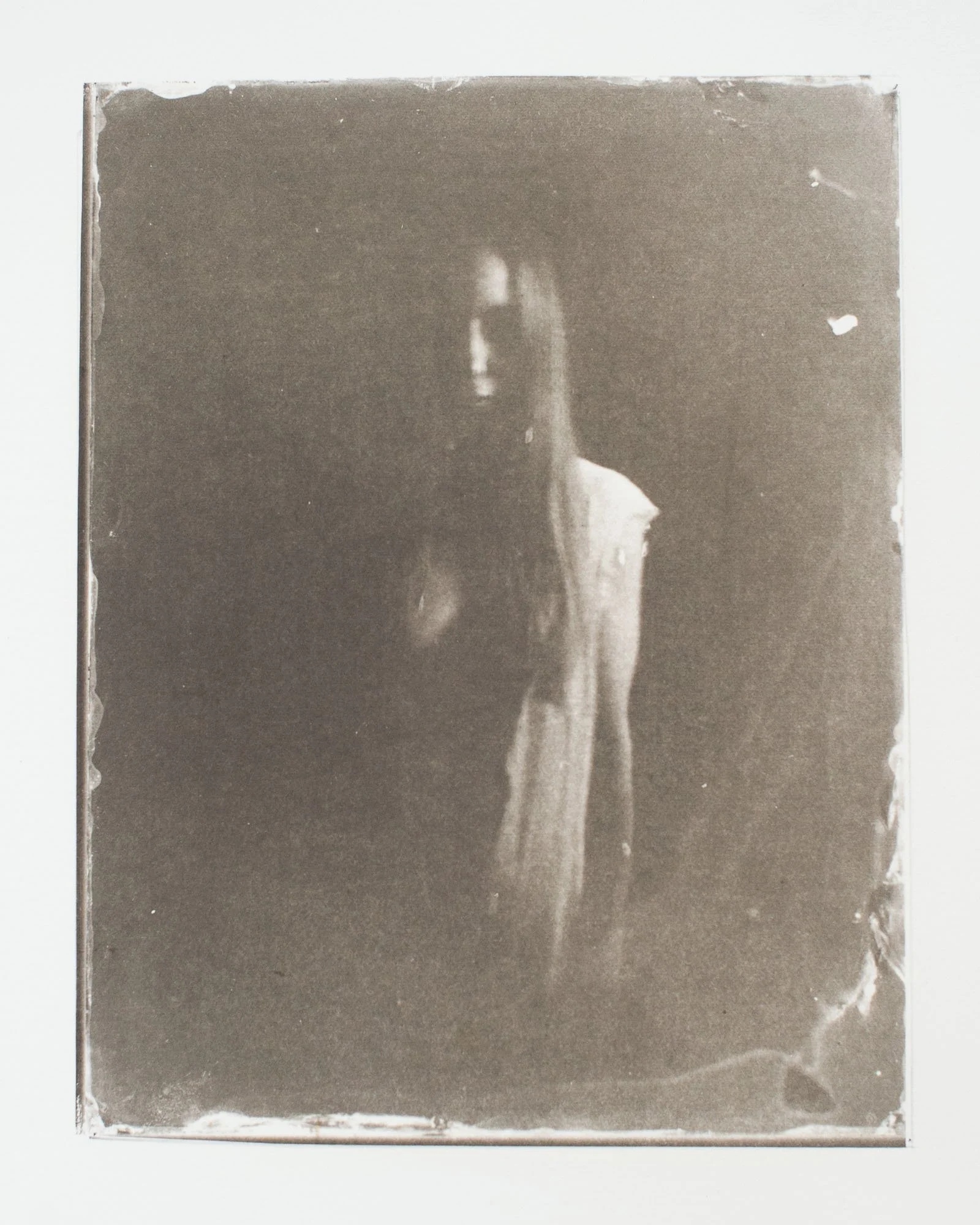 Salt Print on art paper from Wet Plate on Glass
