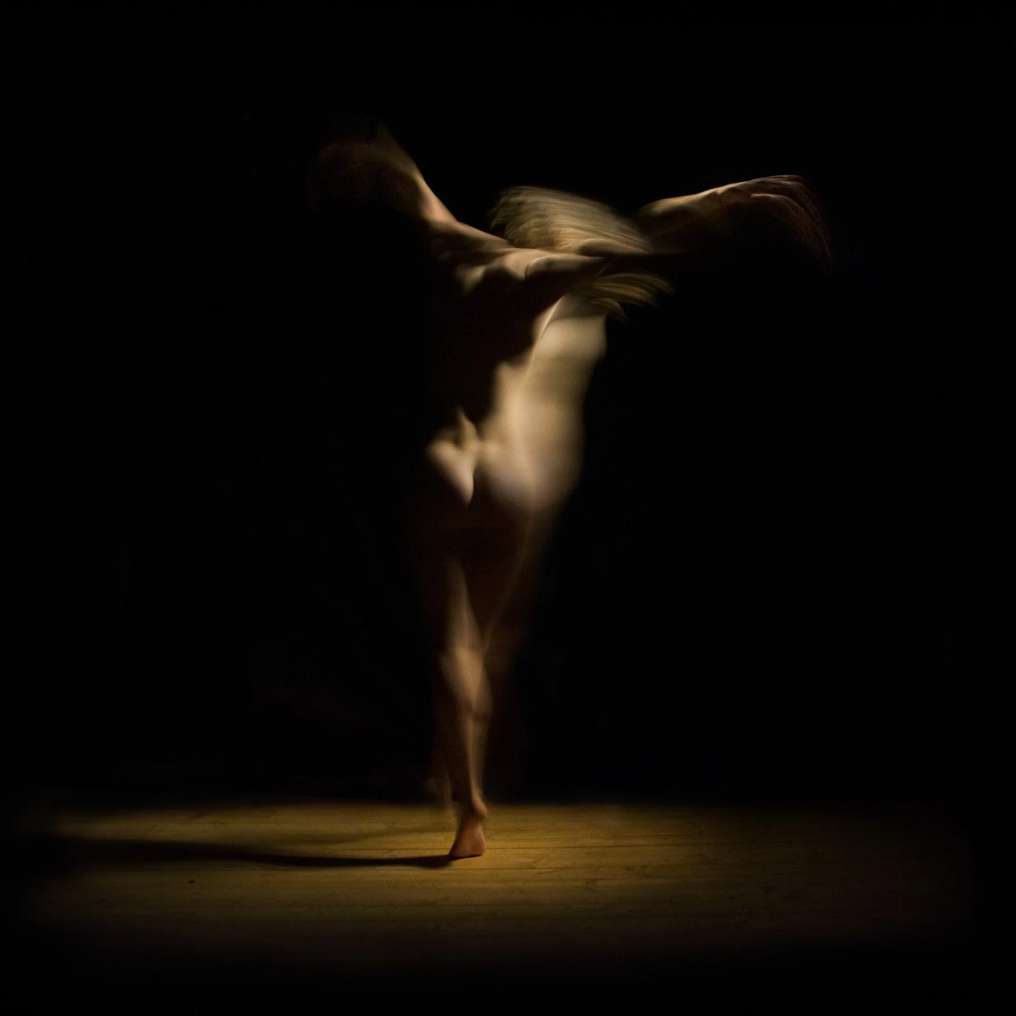 'Dancer in the Dark :  'Ballet' 90x90cm Hahnemuhle German Etching paper - framed.