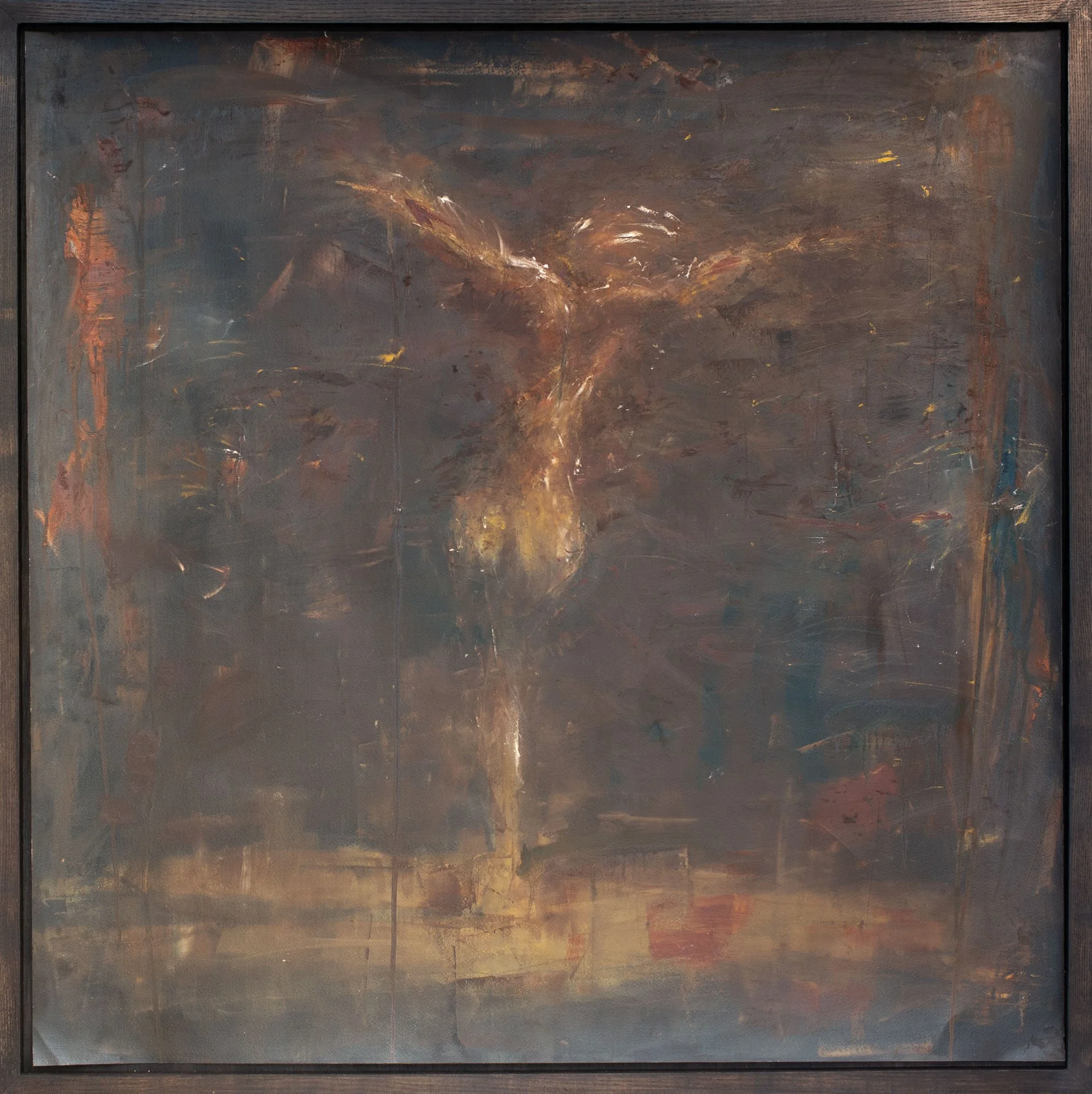 'Ascension' - Oil on paper 90x90cm