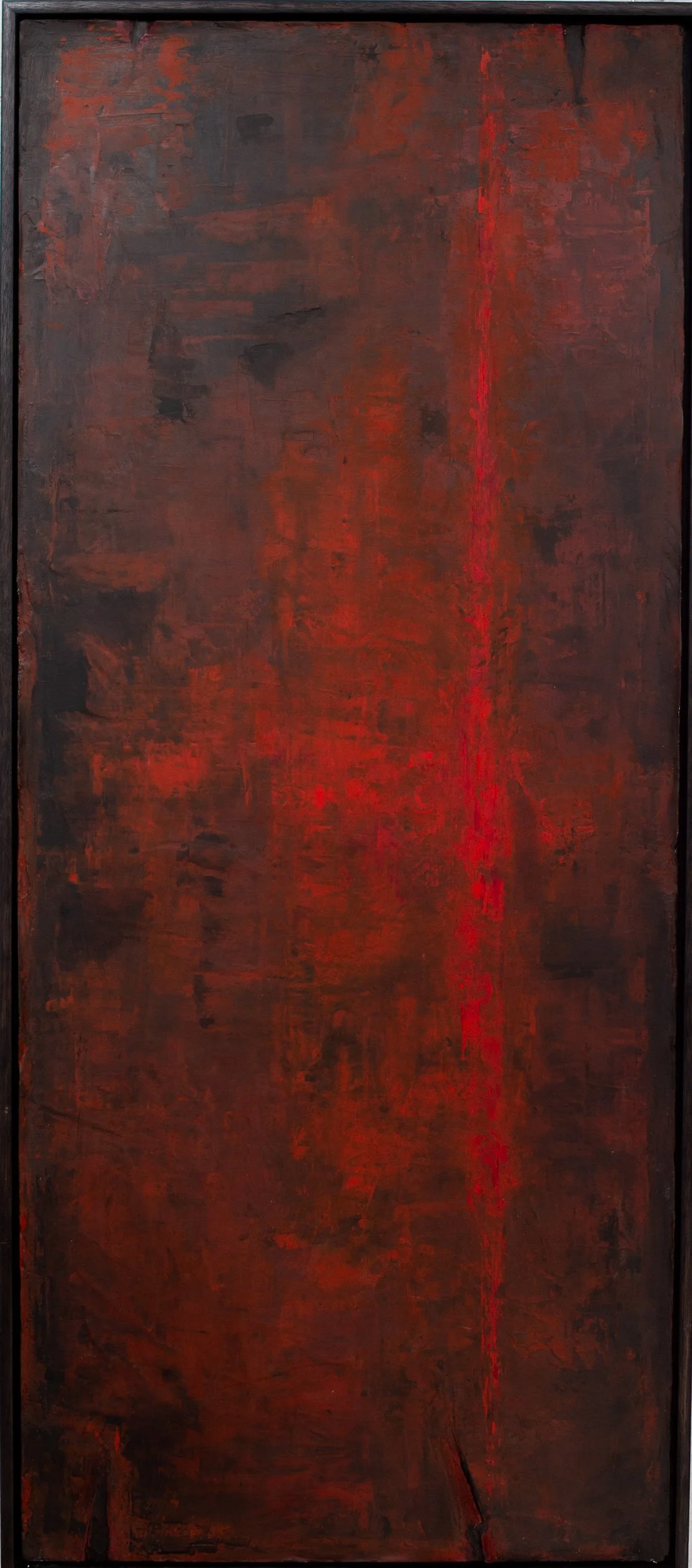 "Evanescent 1 - Oil on Board 55cm w x 120cm h