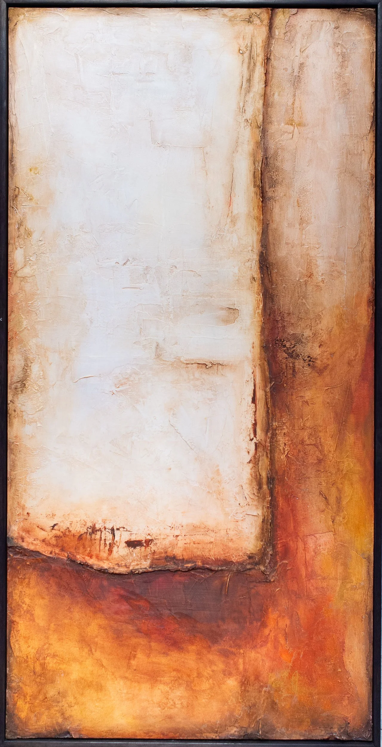 'Evanescent Revealed' - Textured Oil on Board - 60x120cm