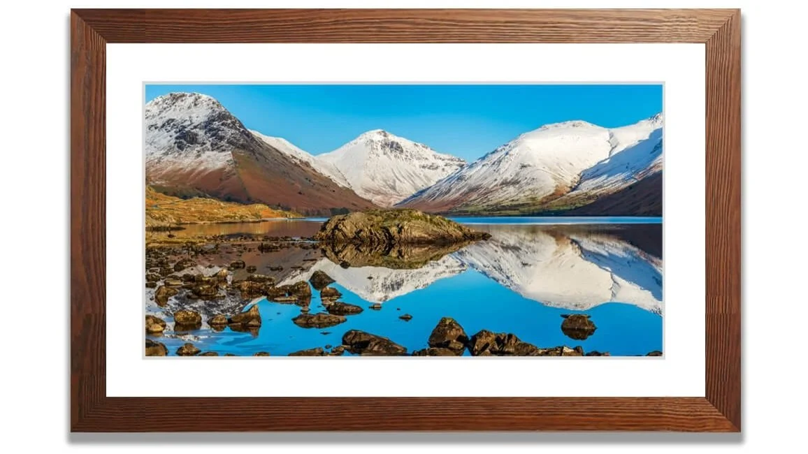 'Voted Britain's Favourite View' Photograph by Matt Nuttall - available to buy framed or unframed in black or brown wood frame from 'The Lakes Gallery'