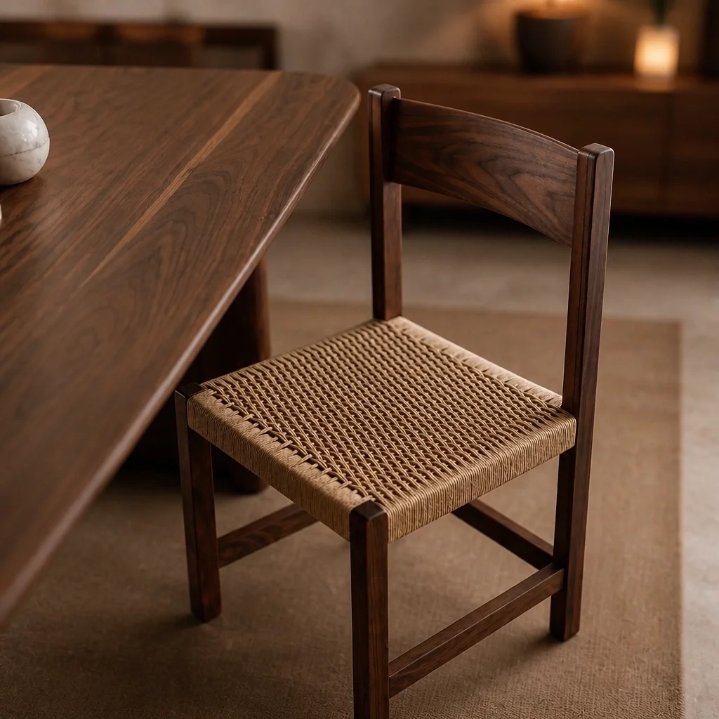 Buenos Aires Chair American Walnut Sydney Dining Table Corner