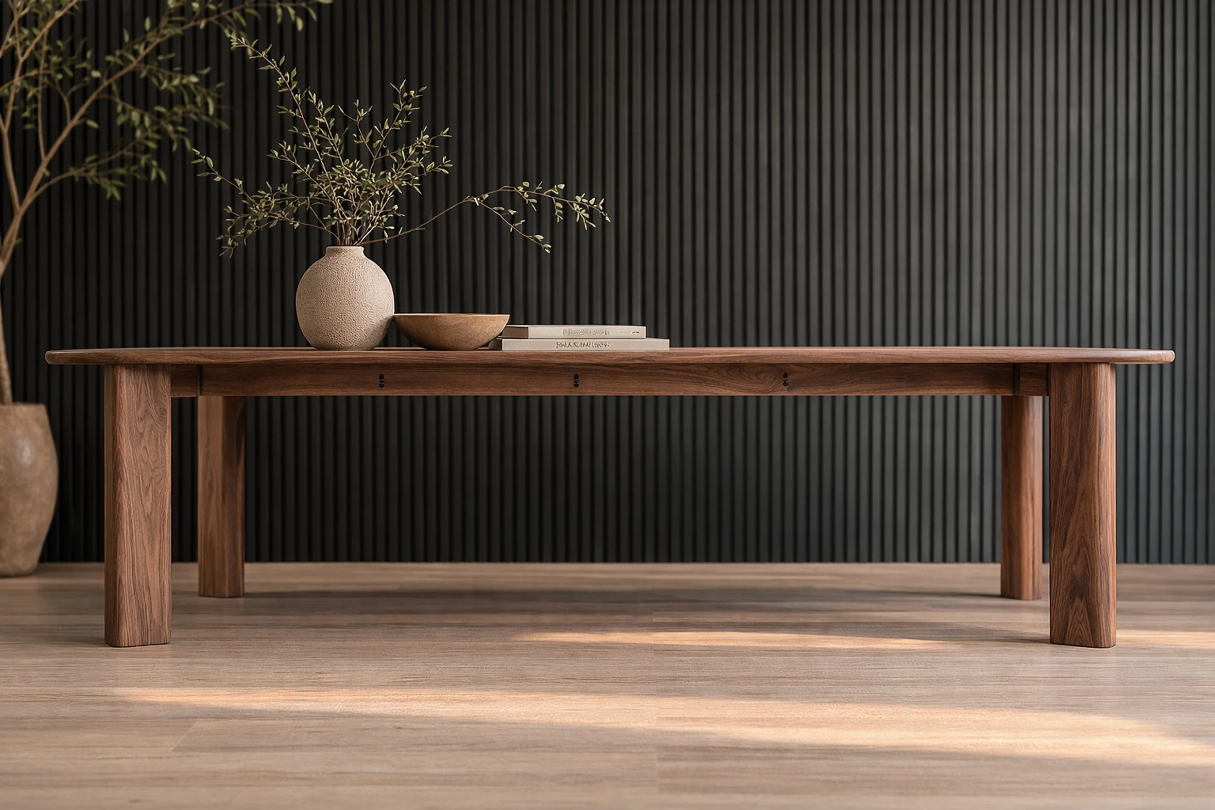 Custom solid timber dining table handcrafted in Sydney — BA Furniture