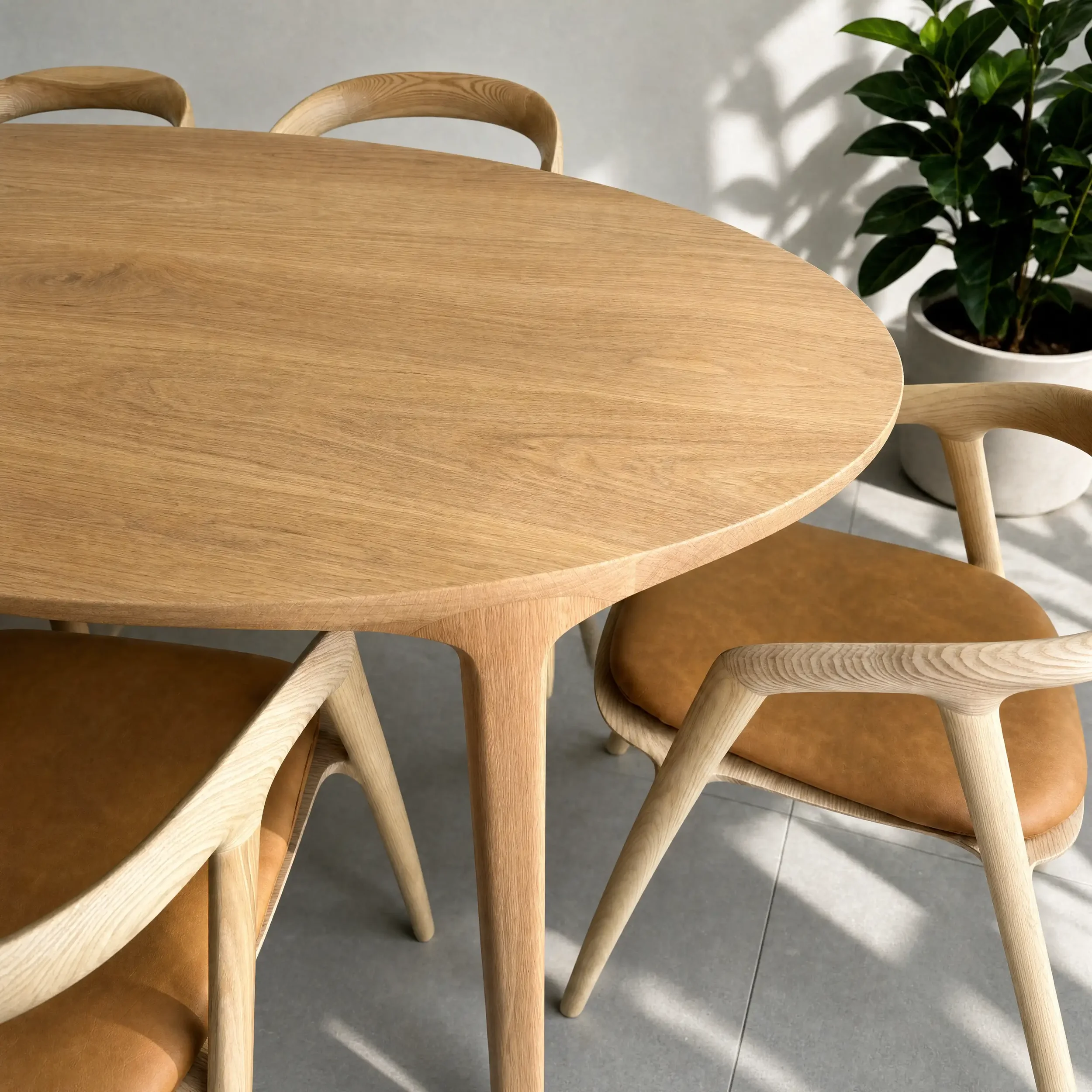 American White Oak Dining Table