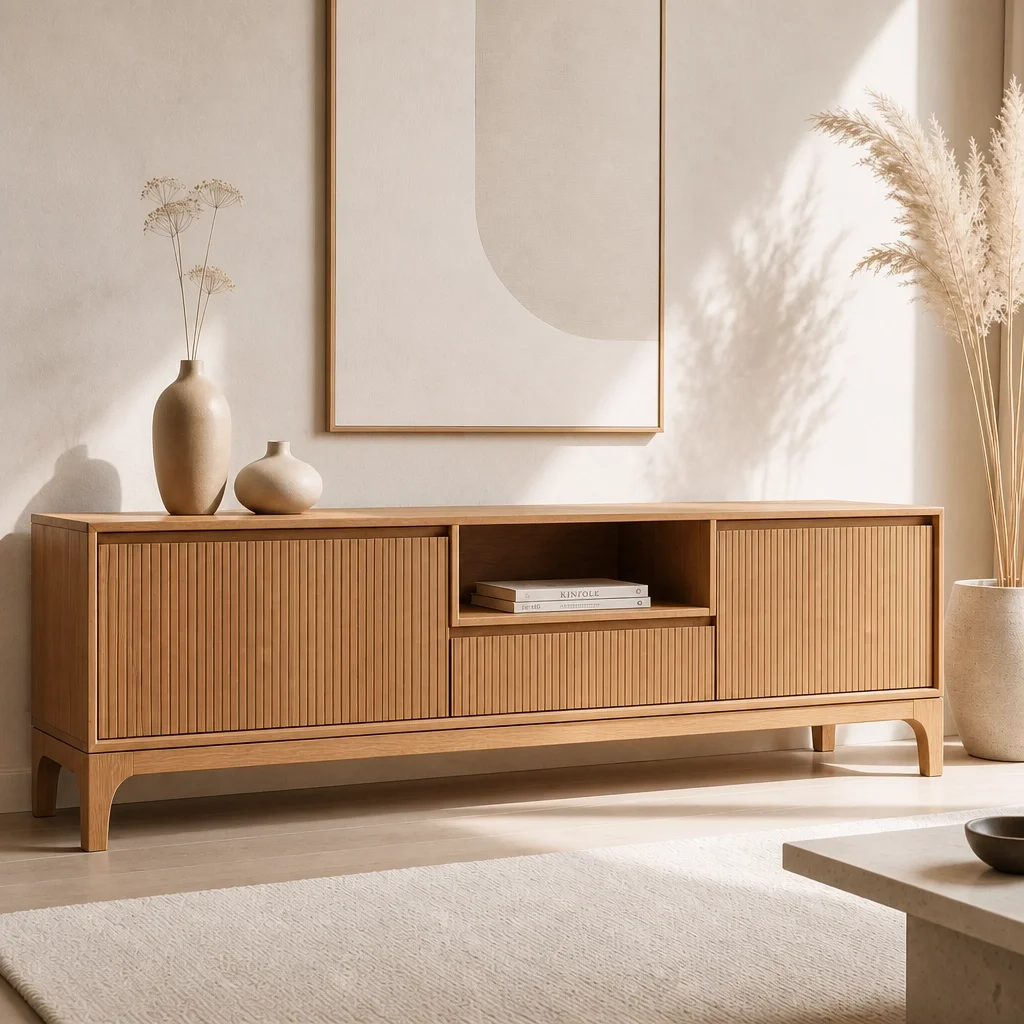 Nuñez Entertainment Unit  (American Oak)