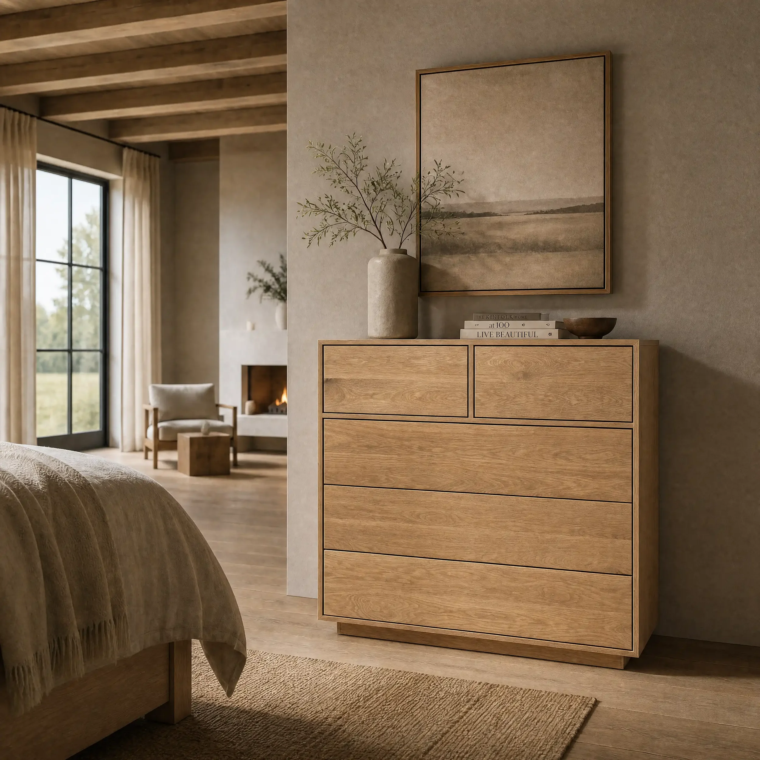 American White Oak Dresser