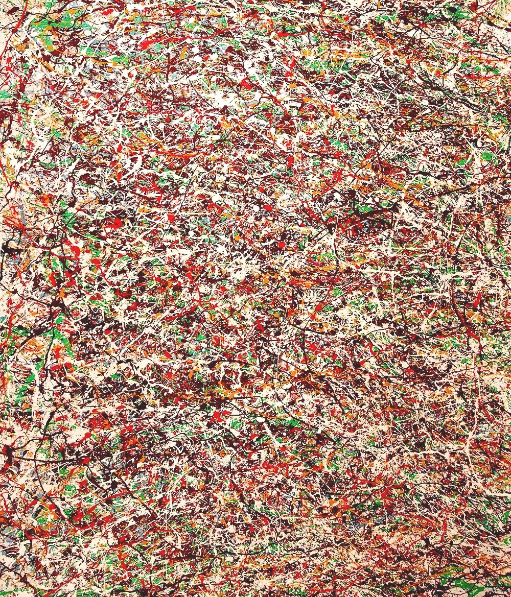 Explorations In Free Jazz -The Stroke 1- Acrylic on Canvas - 60 x 72