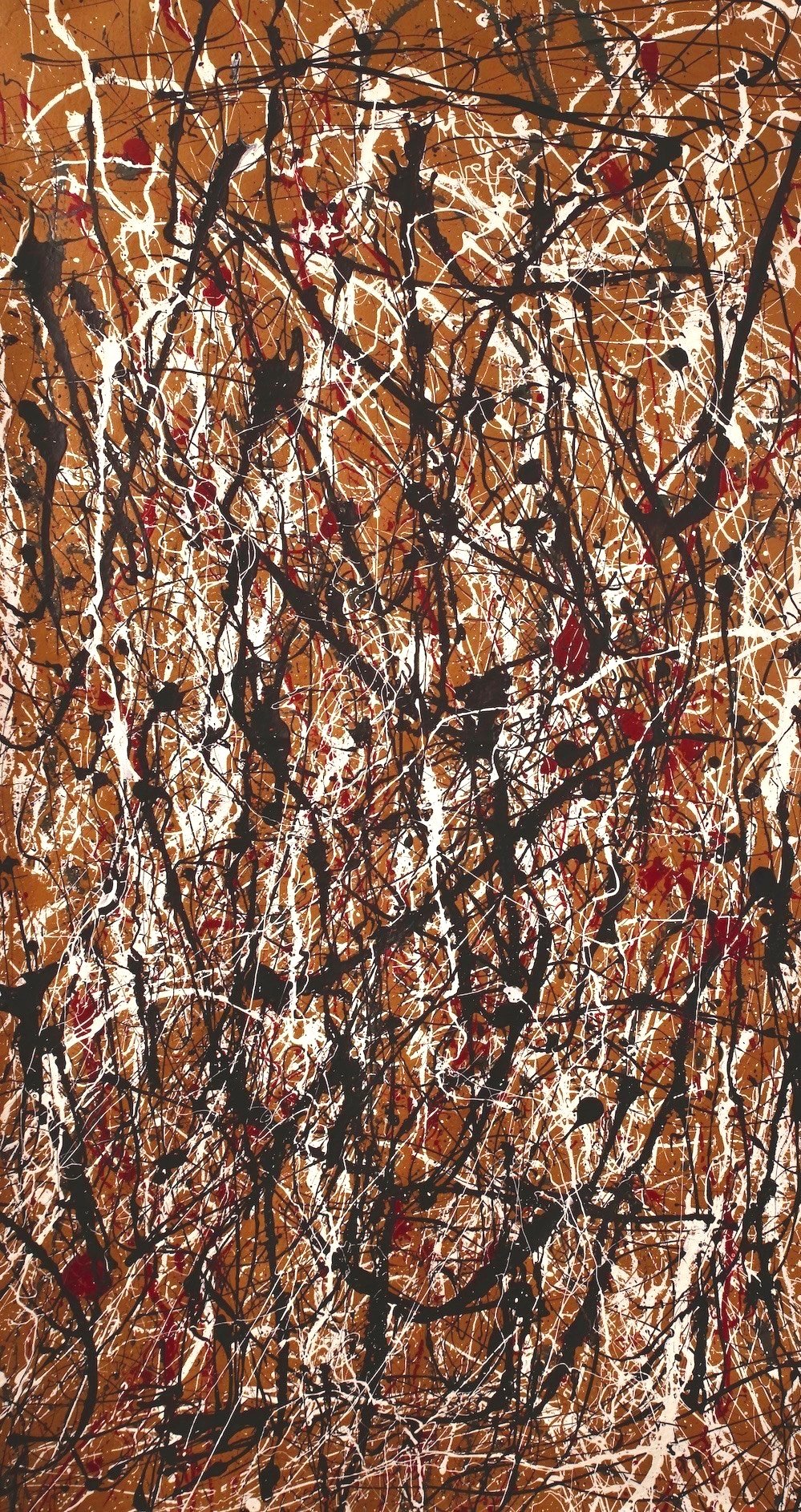 Explorations In Free Jazz -The Stroke 3- Acrylic on Canvas